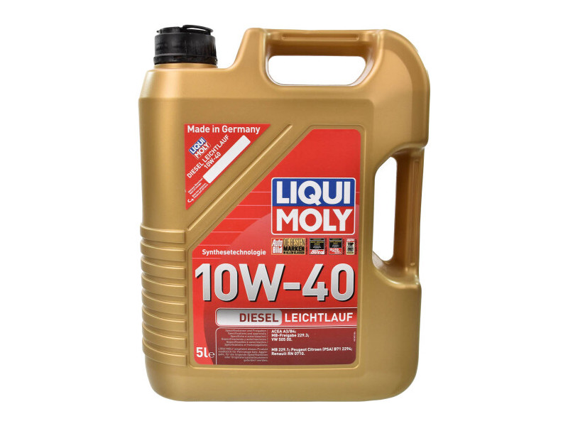 Масло LIQUI MOLY Diesel Leichtlauf 10W-40 (5л)