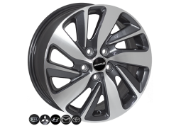 ZF TL0011 GMF R17 W6.5 PCD5x114.3 ET46 DIA67.1