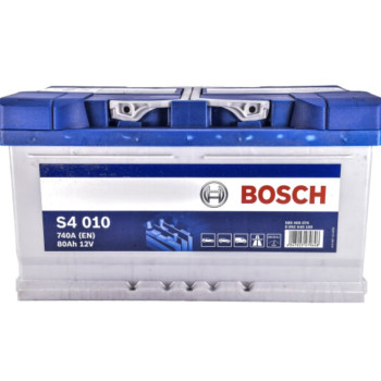 Аккумулятор  BOSCH (S4010) 80Ah-12v, EN740