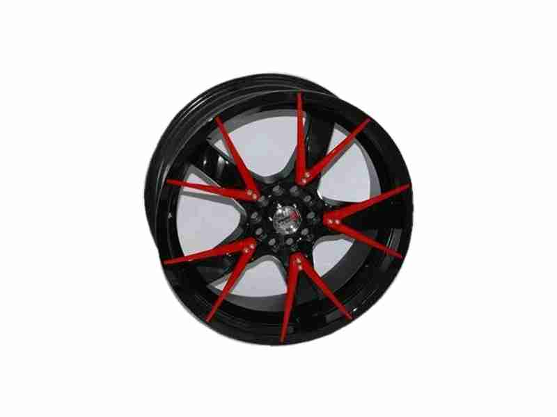 Sportmax Racing SR-508 Black+Red Ins. R18 W7.5 PCD10x112 ET42 DIA67.1