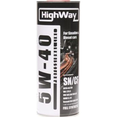 Масло  HIGHWAY 5W-40 (1л)