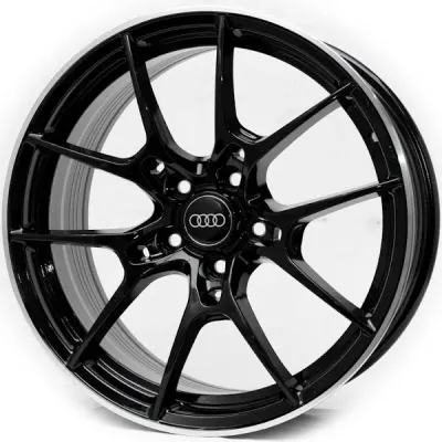 Диск Replica Audi KW11 MBL R18 W8.0 PCD5х112 ET40 DIA66.6