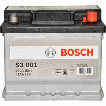 Акумулятор BOSCH (S3001) 41Ah-12v, EN360