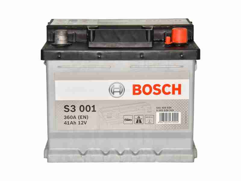 Акумулятор BOSCH (S3001) 41Ah-12v, EN360