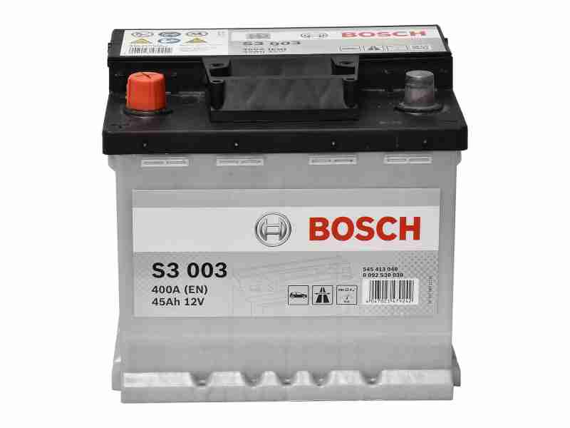 Аккумулятор  BOSCH (S3003) 45Ah-12v, EN400