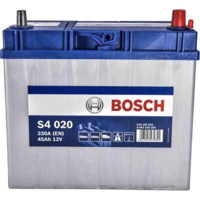 Аккумулятор  BOSCH (S4020) 45Ah-12v, EN330