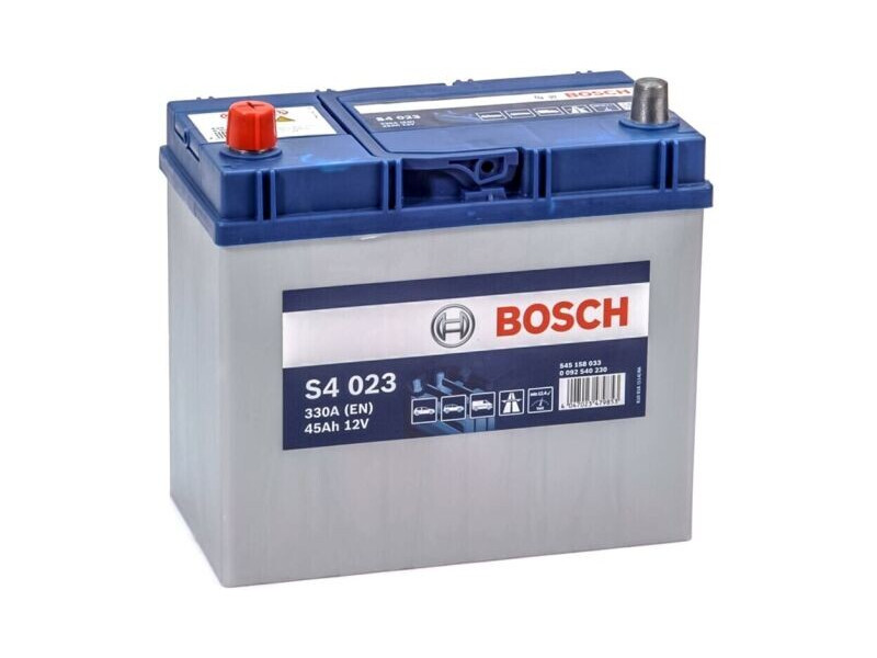 Аккумулятор  BOSCH (S4023) 45Ah-12v, EN330
