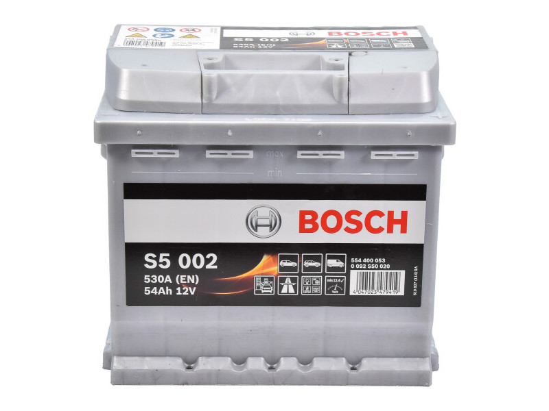 Акумулятор BOSCH (S5002) 54Ah-12v, EN530