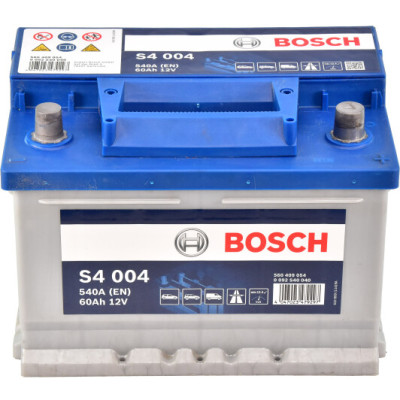 Аккумулятор  BOSCH (S4004) 60Ah-12v, EN540