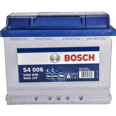 Акумулятор BOSCH (S4006) 60Ah-12v, EN540