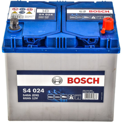 Аккумулятор  BOSCH (S4024) 60Ah-12v, EN540
