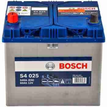 Аккумулятор  BOSCH (S4025) 60Ah-12v, EN540