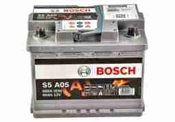 Аккумулятор  BOSCH AGM (S5A05) 60Ah-12v, EN680