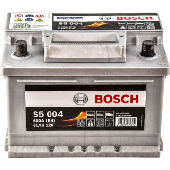 Акумулятор BOSCH (S5004) 61Ah-12v, EN600
