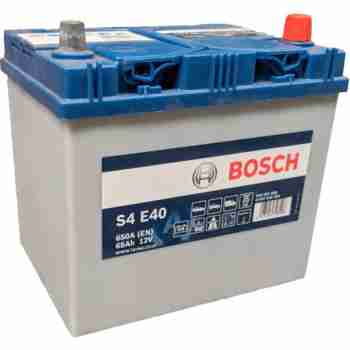 Аккумулятор  BOSCH (S4E40) 65Ah-12v, EN650