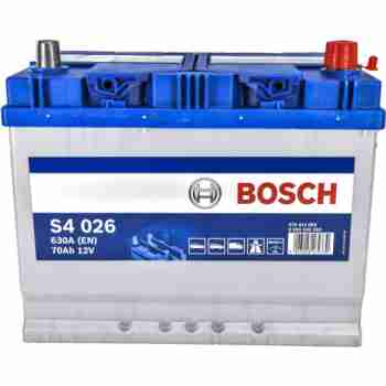 Акумулятор BOSCH (S4026) 70Ah-12v, EN630