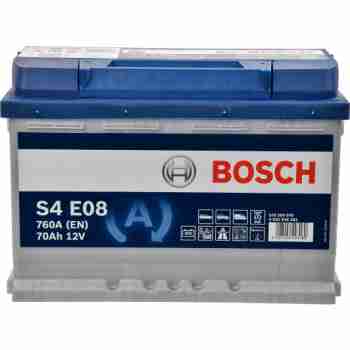 Акумулятор BOSCH (S4E08) 70Ah-12v, EN760