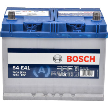 Аккумулятор  BOSCH (S4E41) 72Ah-12v, EN760