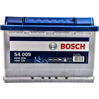 Аккумулятор  BOSCH (S4009) 74Ah-12v, EN680