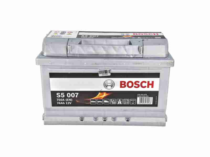Акумулятор BOSCH (S5007) 74Ah-12v, EN750