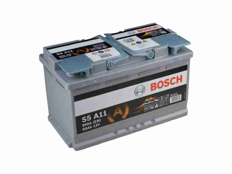 Акумулятор BOSCH (S5A11) 80Ah-12v, EN800