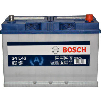 Акумулятор BOSCH (S4E42) 85Ah-12v, EN800