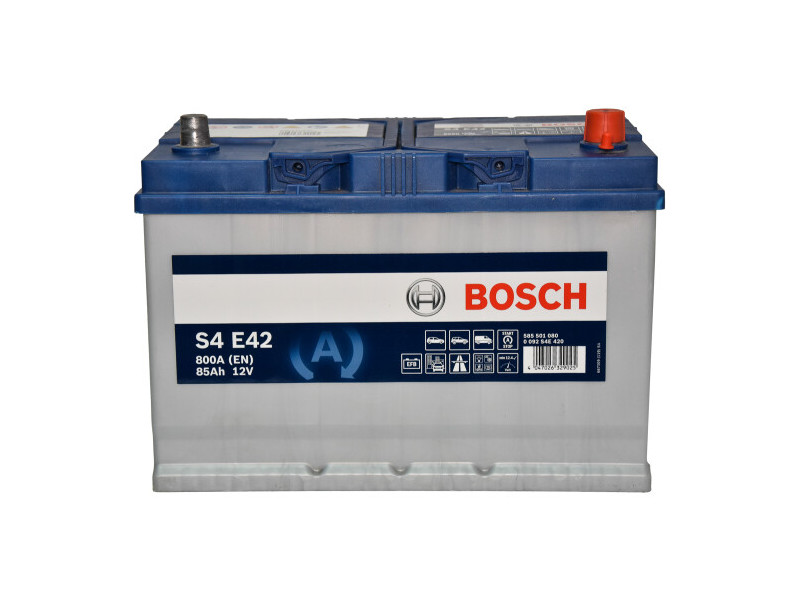 Аккумулятор  BOSCH (S4E42) 85Ah-12v, EN800