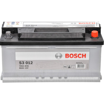 Акумулятор BOSCH (S3012) 88Ah-12v, EN740
