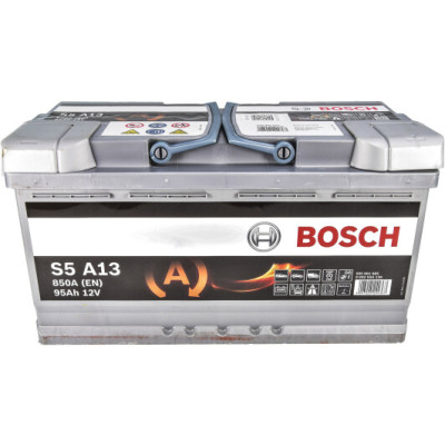 Аккумулятор  BOSCH (S5A13) 95Ah-12v, EN850