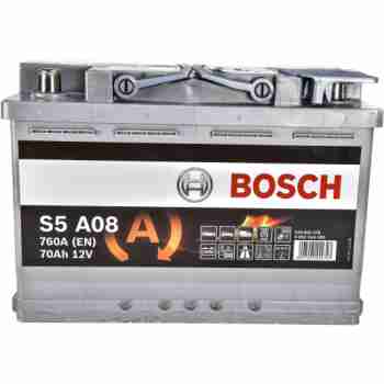 Акумулятор BOSCH (S5A08) 70Ah-12v, EN760