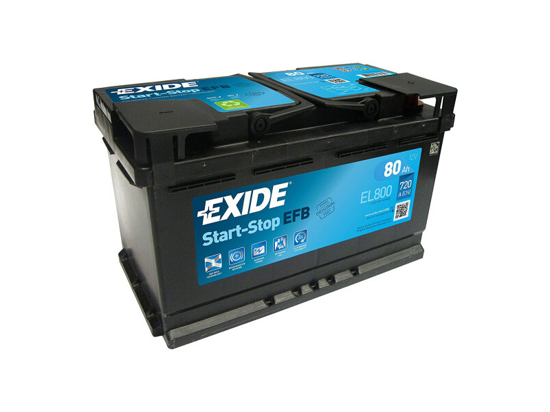 Акумулятор EXIDE 80Ah-12v, EN720