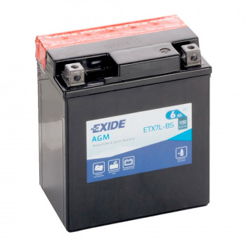 Аккумулятор  EXIDE (ETX7L-BS) 6Ah-12v, EN100