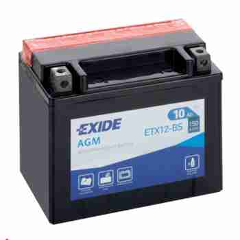 Аккумулятор  EXIDE (ETX12-BS) 10Ah-12v, EN150