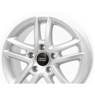 Replica Audi SV5 Silver R17 W7.5 PCD5x130 ET55 DIA71.6