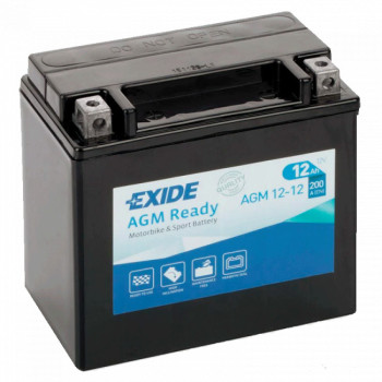 Аккумулятор  EXIDE Moto 6MTC-12 Аз AGM12-12 (200EN) 12V L+