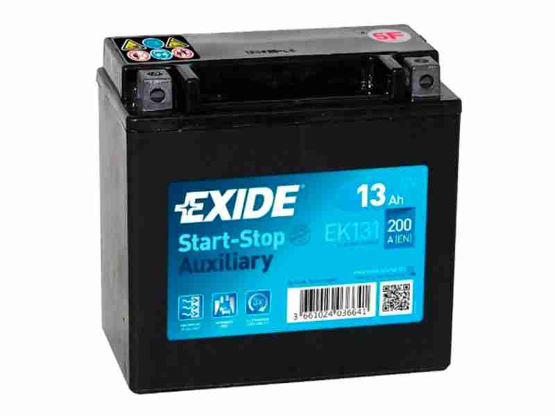 Аккумулятор  EXIDE (EK131) 13Ah-12v, EN200