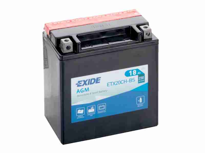 Аккумулятор  EXIDE (ETX20CH-BS) 18Ah-12v, EN230