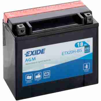 Акумулятор EXIDE (ETX20H-BS) 18Ah-12v, EN270