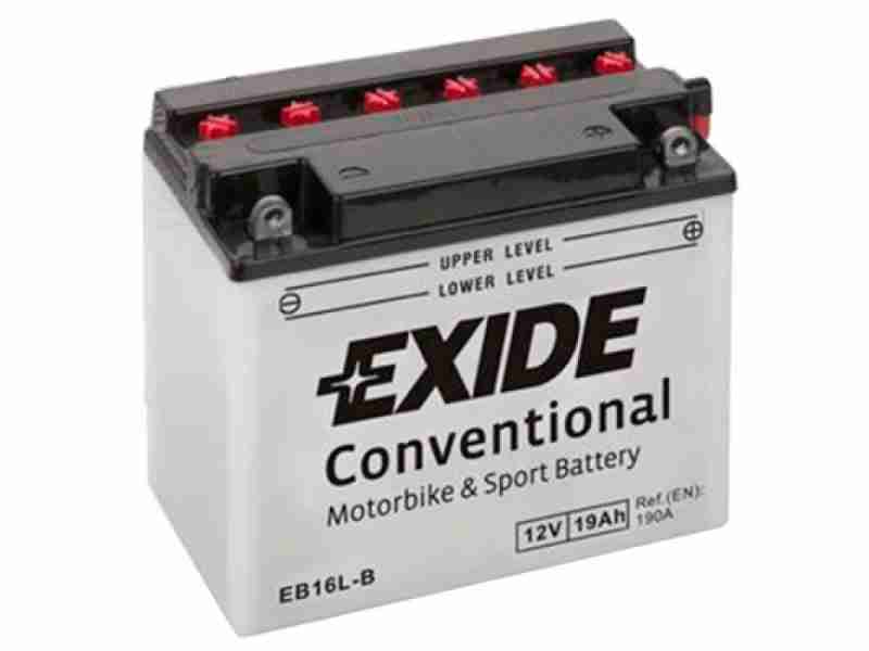 Акумулятор EXIDE (EB16L-B) 19Ah-12v, EN190