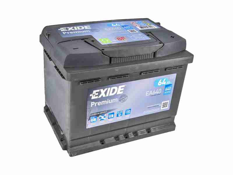 Аккумулятор  EXIDE PREMIUM (EA640) 64Ah-12v, EN640