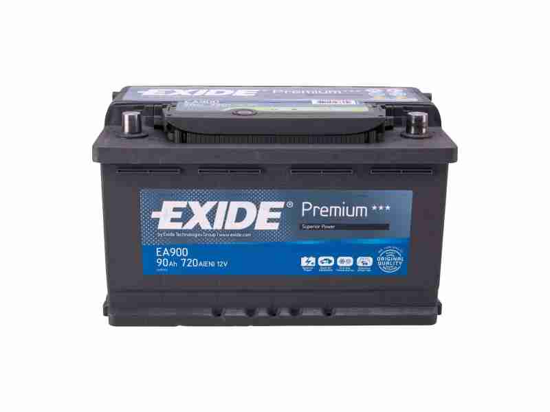 Акумулятор EXIDE PREMIUM (EA900) 90Ah-12v, EN720