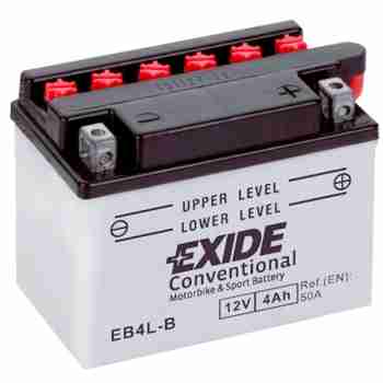 Акумулятор  EXIDE EB4L-B 4Ah-12v, EN50