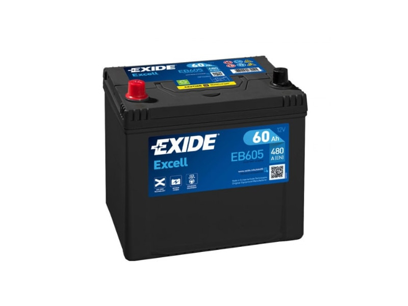 Акумулятор  EXIDE EXCELL 60Ah-12v, L, EN390