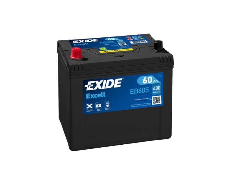 Акумулятор  EXIDE EXCELL 60Ah-12v, L, EN480