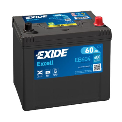 Акумулятор  EXIDE EXCELL  60Ah-12v, R, EN480