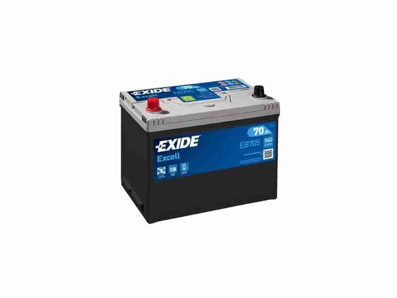 Акумулятор EXIDE EXCELL 70Ah-12v, L, EN540