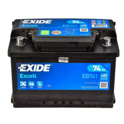Акумулятор  EXIDE EXCELL 74Ah-12v, L, EN680