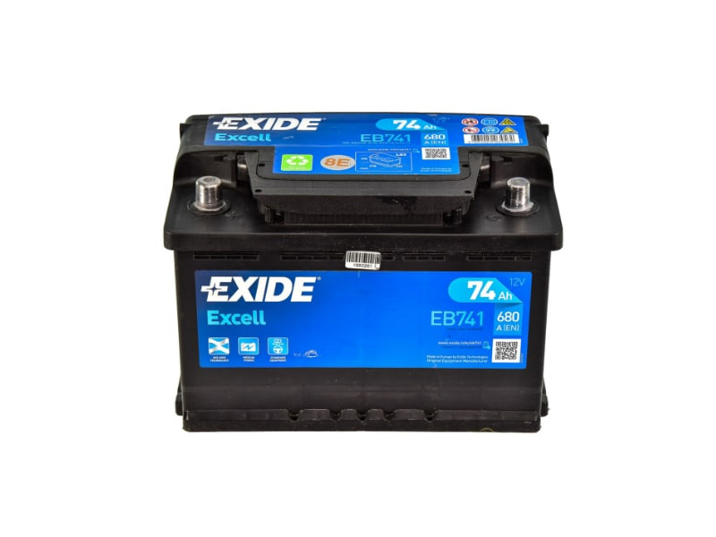 Аккумулятор EXIDE EXCELL 74Ah-12v, L, EN680