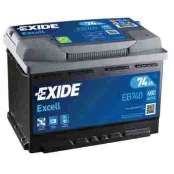 Аккумулятор EXIDE EXCELL  74Ah-12v, R, EN680