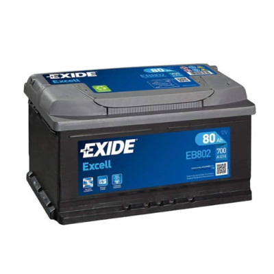 Акумулятор  EXIDE EXCELL 80Ah-12v, R, EN700